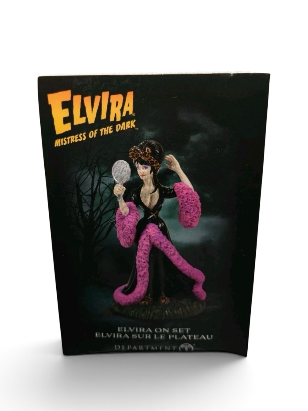 NEW Department 56 Elvira Mistress of the Dark Village, On Set Figurine NIB